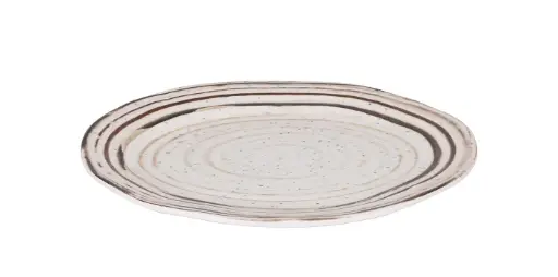 [B885388A] Zz26 Fuente Oval Antigo Tivoli Melamina 25X19X2 Cm.