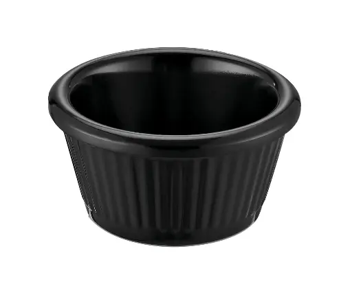 [B98213060N] Ramequin Negro Melamina 6 Cl.7X4 Cm.