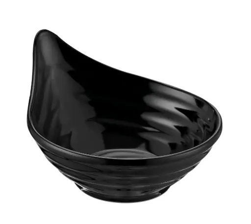 [B98213115N] Bol Negro Melamina 9,5X5,5 Cm. / 11 Cl.