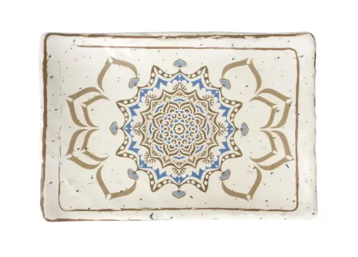 [B982010] Zz26 Fuente Melamina Shamiana 27,5X19X3 Cm.