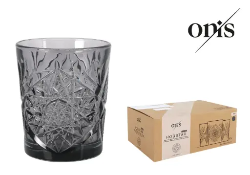 [ON1006367] Vaso Hobstar Gris 35Cl 8.9X10.6Cm