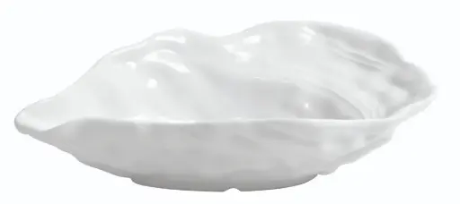 [B1969R] Bol Huitre Porcelana Blanco 15X9X3,5 Cm.