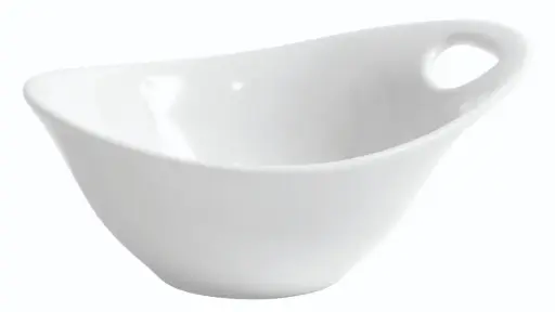 [B4287R] Bol Perpignan Porcelana Blanco 12X10X5,5 Cm. / 14 Cl.