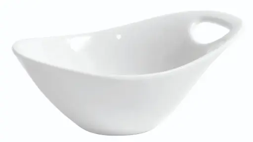 [B4288R] Bol Perpignan Porcelana Blanco 11,5X8X4,5 Cm. / 9 Cl.