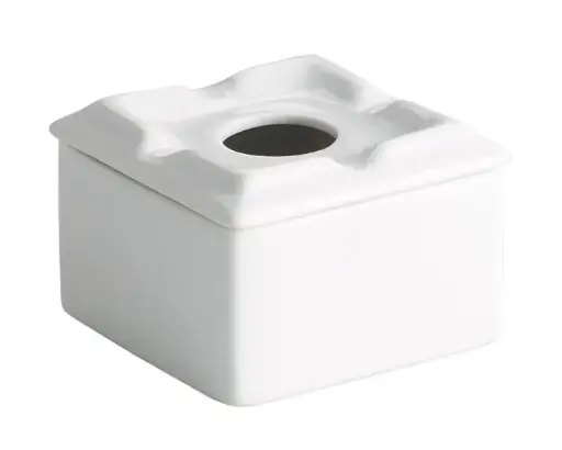 [B1286V] Cenicero Agua Ming Porcelana 9X9X6 Cm.