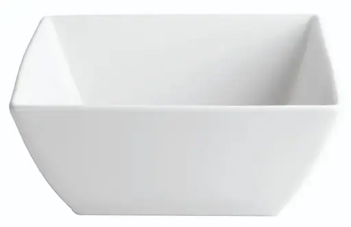 [B1275] Zz26 Ensaladera Ming Porcelana Blanca 20X20X9 Cm.