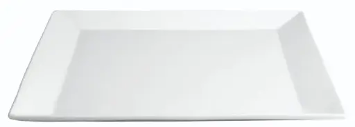 [B1637] Plato Postre Ming Porcelana 21X21X2 Cm.