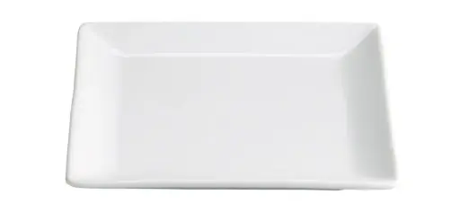 [B2079R] Plato Pan Ming Porcelana Blanco 16X16X1,5 Cm.