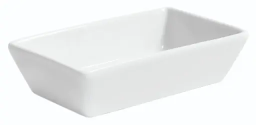 [B1893] Bol Rectangular Ming Porcelana 12,5X8X3,5 Cm.
