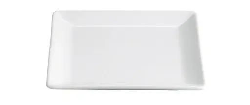 [B2077R] Plato Degustacion Ming Porcelana Blanco 9X9X1 Cm.