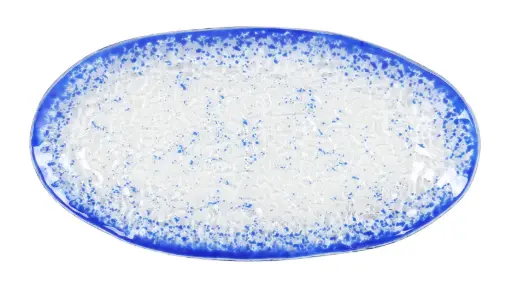 [P605060] Fuente Oval Dry Cobalto 26X14 Cm.