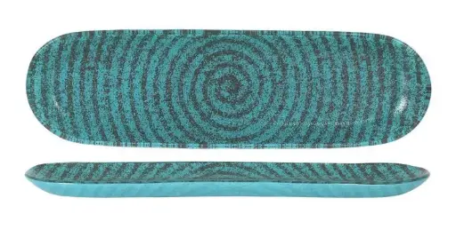 [P605122E] Zz26 Fuente Oval Escargot 32,5X9,5X2 Cm.   