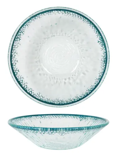 [P605111] Bol Guajiro Turquesa 18X4,5 Cm.           