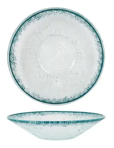 [P605110] Ensaladera Guajiro Turquesa 25X5,5 Cm.   