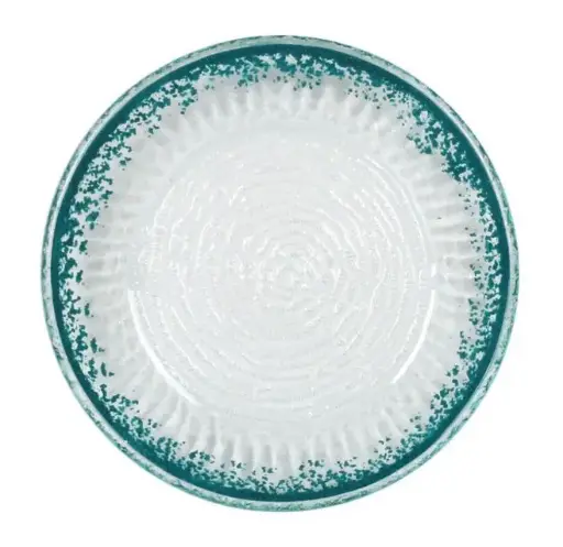 [P605109] Plato Guajiro Turquesa 14X2,5 Cm.           