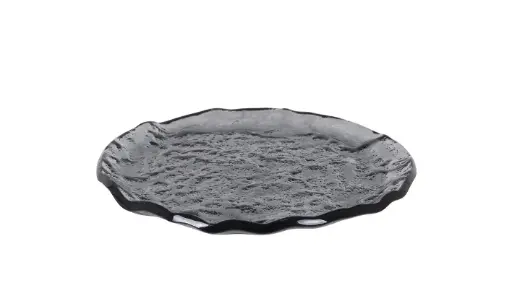 [P605038A] Plato Pan Murano Titanio 15X1 Cm.