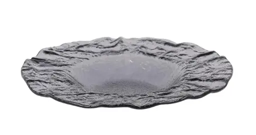 [P605032A] Plato Risotto Murano Platino 29X4 Cm.