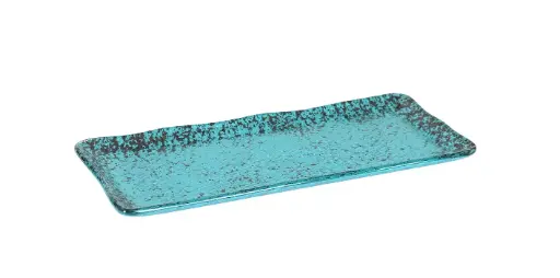 [P605025C] Zz26 Fuente Ming Turquesa 25X11 Cm.