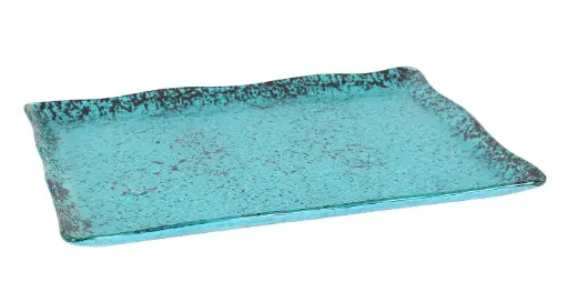 [P605023C] Zz26 Fuente Ming Turquesa 30X23 Cm.