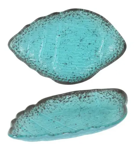[P605095C] Zz26 Fuente Caracola Turquesa 21,5X14X2 Cm.      