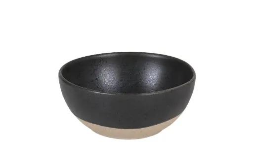 [P965012] Bol Oval Sucro Negro 11,5X10X5 Cm.