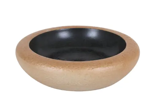 [P965004] Plato Hondo Stonware Sucro 22X6 Cm.