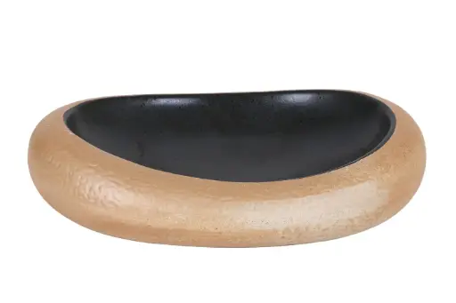 [P965003] Plato Hondo Oval Sucro 27X20X6 Cm.