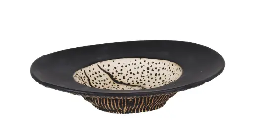[P997027] Plato Oval Teide 23X18.5X5.5 Cm.