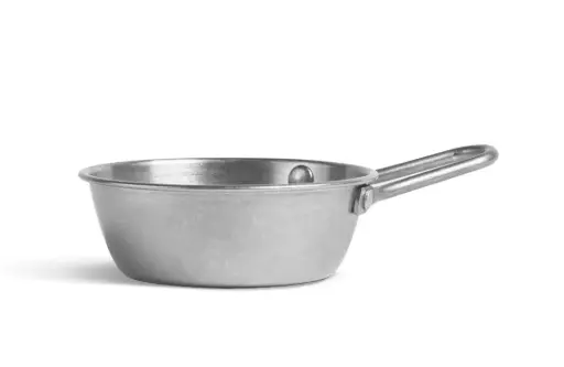 [P266022] Zz26 Bol Vintage Inox. Con Asa 12 Cm.