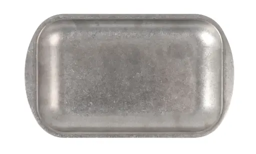 [P1501003A] Bandeja Plata Vieja Inox Vintage 23.5X14X1.5