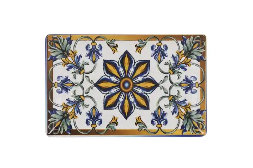 [B758007Y1-1] Fuente Ming Ii Stonware Bizancio 13X20X2 Cm.