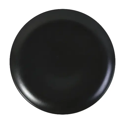 [B758035] Plato Presentacion Infinity Stonware Negro 32X2,5 Cm.