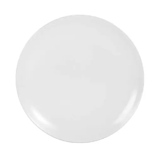 [B758029] Plato Llano Infinity Stonware Blanco 26X2,5 Cm.