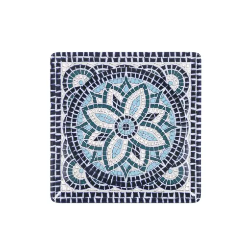 [B758006Y2-1] Plato Pan Ming Ii "Mayolica" 16X16X2Cm