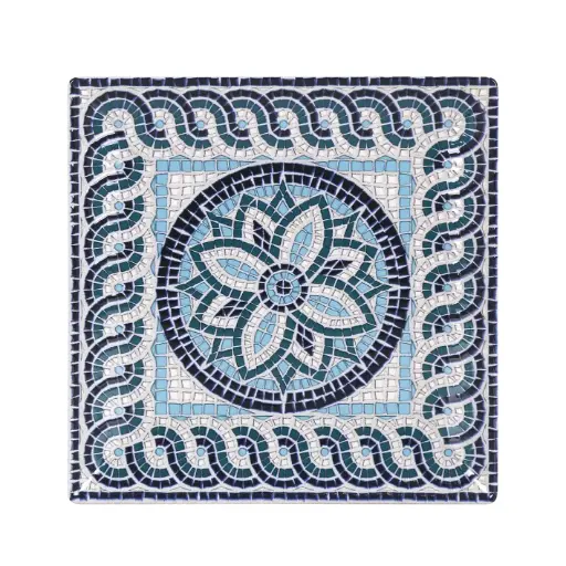 [B2974Y2] Zz26 Plato Llano Stonware Mayolica 24X24X2 Cm.