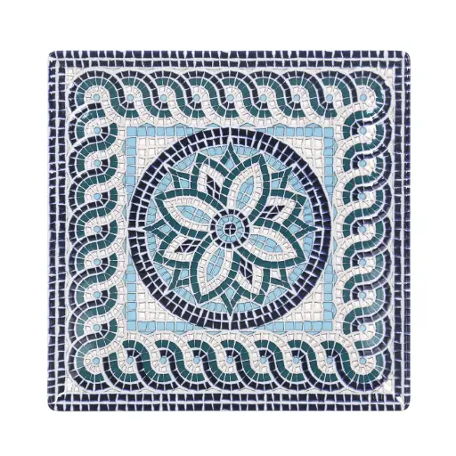 [B2765Y2] Plato Llano Stonware Mayolica 26,5X26,5X2,5 Cm.