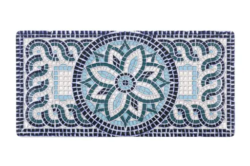 [B2973Y2-2] Fuente Ming Ii Stonware Mayolica 30X15X2 Cm.