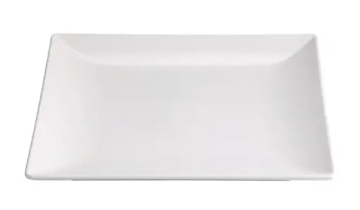 [B2974] Plato Llano Ming Ii Stonware Blanco 24X24X2,5 Cm.