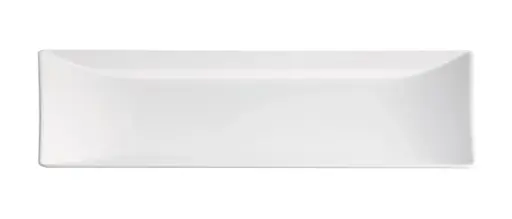 [B758008-1] Fuente Rectangular Ming Ii Stonware Blanca 30X8X2 Cm.