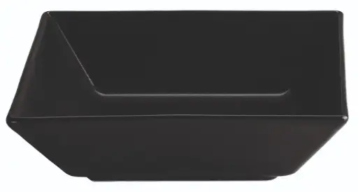 [B2776-2] Plato Hondo Negro Stoneware 17.5X17.5