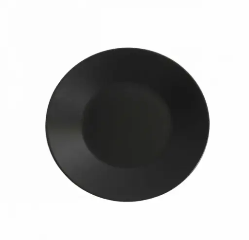 [B2965] Plato Llano The Reserve Stonware Negro 27,5X2,8 Cm.