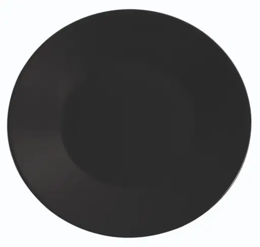 [B2980] Plato Llano The Reserve Stonware Negro 25X2,7 Cm.