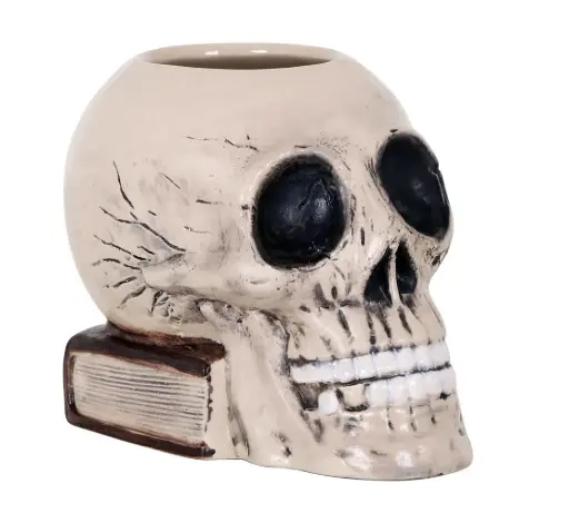 [B1049011] Tiki Skull 14X9X12 Cm. / 70 Cl.