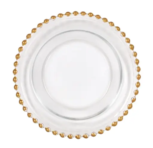 [V638051B] Zz26 Plato Pan Biarritz Filo Dorado 16 Cm.
