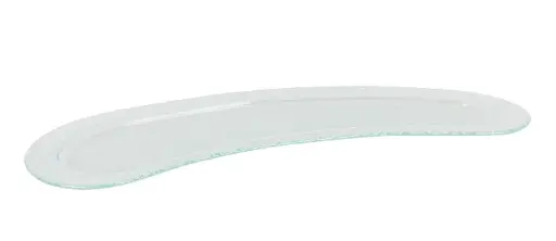 [B605017] Zz26 Fuente Oval Baecula Natural Clear 49X16X1,5 Cm.
