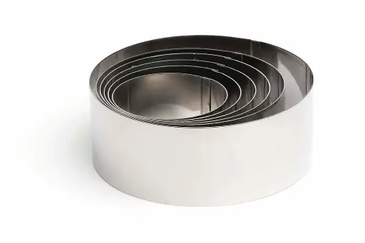 [7462] Aro Redondo Inox. 7X4.5 Cm.