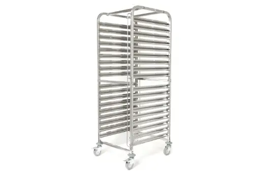 [11770] Carro Gn. 2/1 Inox. 18 Guias 59X67X173.5 Cm.