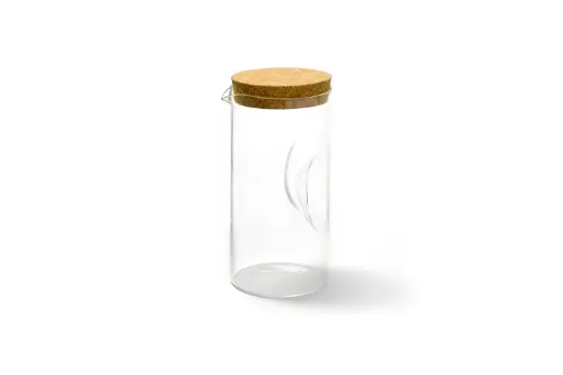 [10806] Jarra Cristal Tapa Corcho 1,2 L.