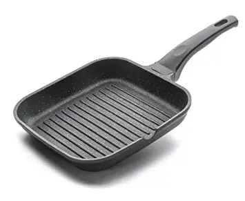 [24129] Asador Eco-Piedra Acanalado 28X28 Cm