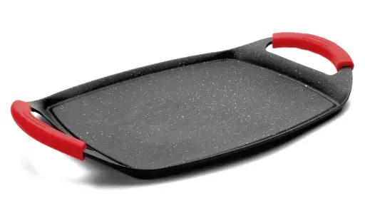 [25536] Plancha Aluminio Fundido Eco-Piedra Lisa 37,5X23 Cm. 